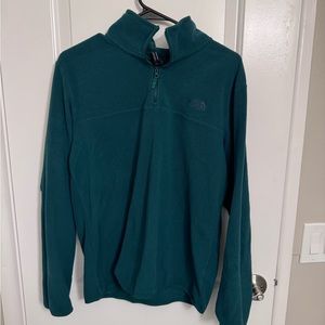 The North Face Green quarter zip